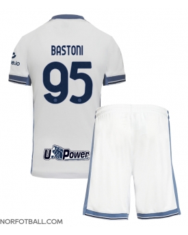 Billige Fotballdrakt Inter Milan Alessandro Bastoni #95 Replika Bortedraktsett Barn 2024-25 Kortermet (med bukser)